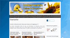 Desktop Screenshot of imkerverein-uelsen-und-umgebung.de